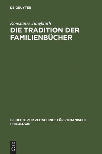 Die Tradition der Familienbücher: Das Katalanische während der Decadència