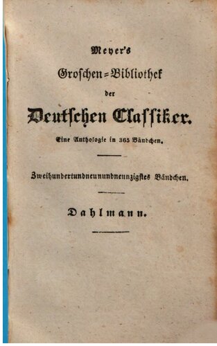 Christ. Friedrich Dahlmann