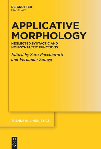 Applicative Morphology: Neglected Syntactic and Non-syntactic Functions