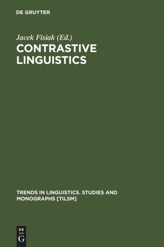 Contrastive Linguistics: Prospects and Problems