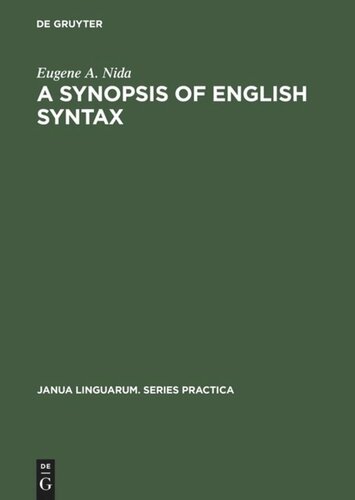 A Synopsis of English Syntax