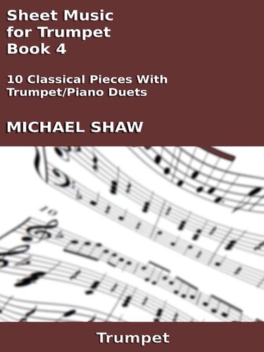 Sheet Music for Trumpet: Book 4