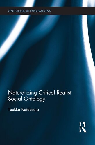 Naturalizing Critical Realist Social Ontology