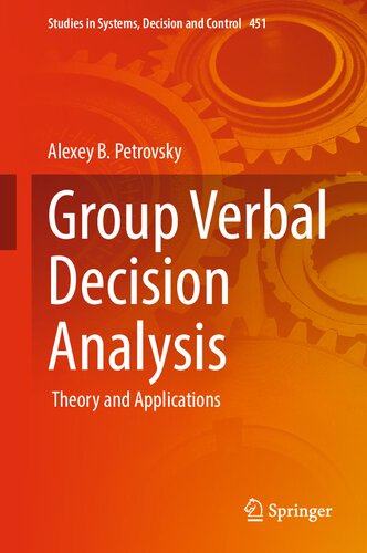 Group Verbal Decision Analysis: Theory and Applications