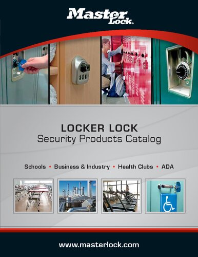 Master Lock - Locker Lock Security Products Catalog 2014