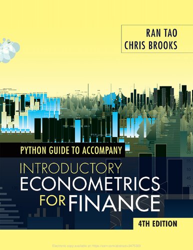 Python Guide for Introductory Econometrics for Finance