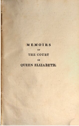 Memoirs of the Court of Queen Elizabeth