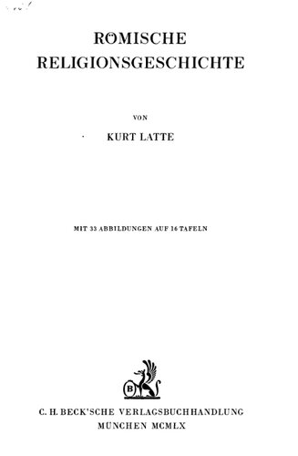 5,4. [Neubearbeitung] Roemische Religionsgeschichte