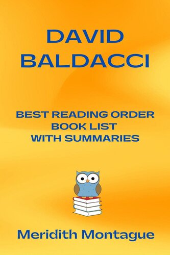 David Baldacci  Book List with Summaries