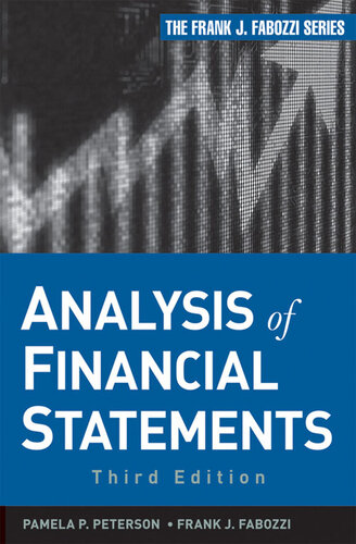 Analysis of Financial Statements