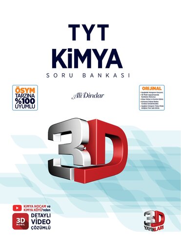 2023 3D Yayınları TYT Kimya Soru Bankası