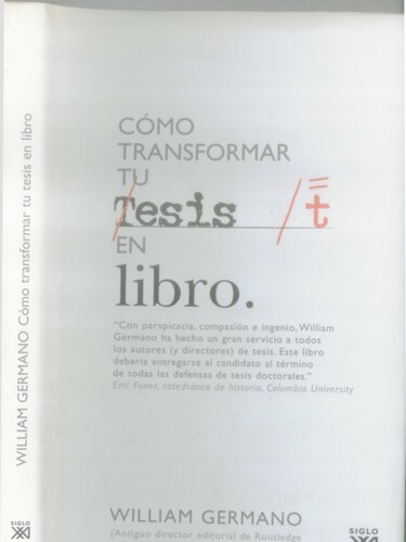 Cómo transformar tu tesis en un libro