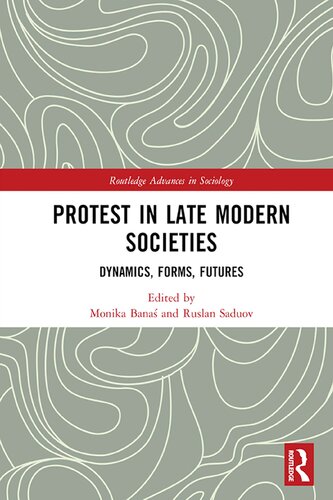 Protest in Late Modern Societies: Dynamics, Forms, Futures (Routledge Advances in Sociology)