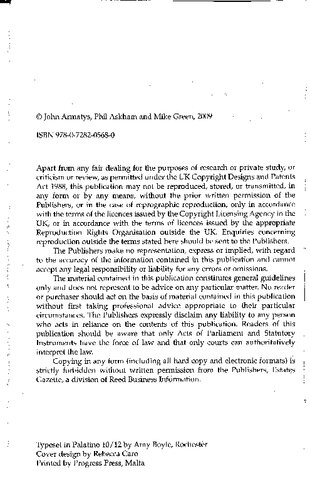 Principles of Valuation