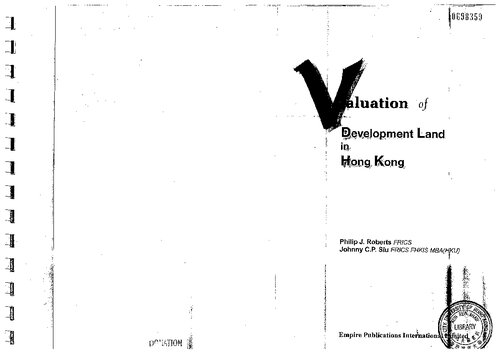 Valuation of development land in Hong Kong