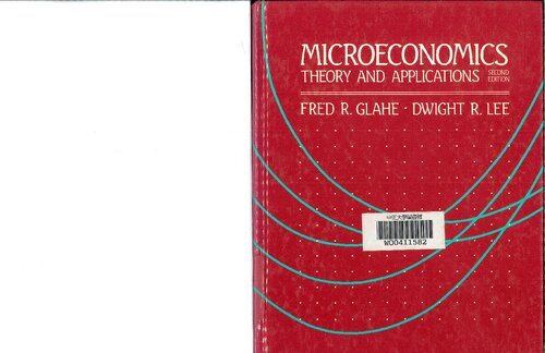 Microeconomics Theory and Applications