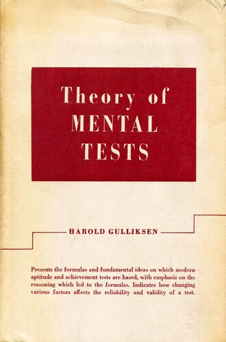 Theory of Mental Tests