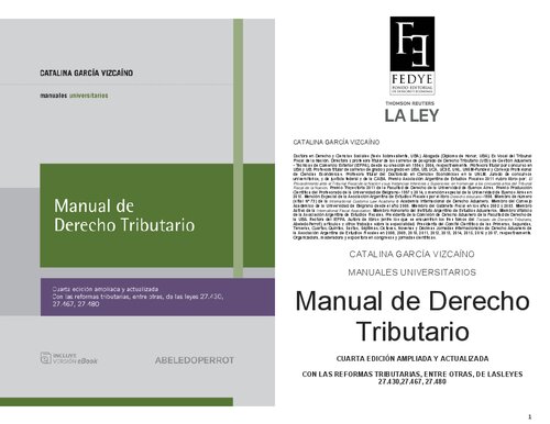 Manual de Derecho Tributario