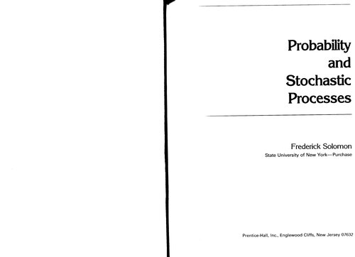 Probability and stochastic processes