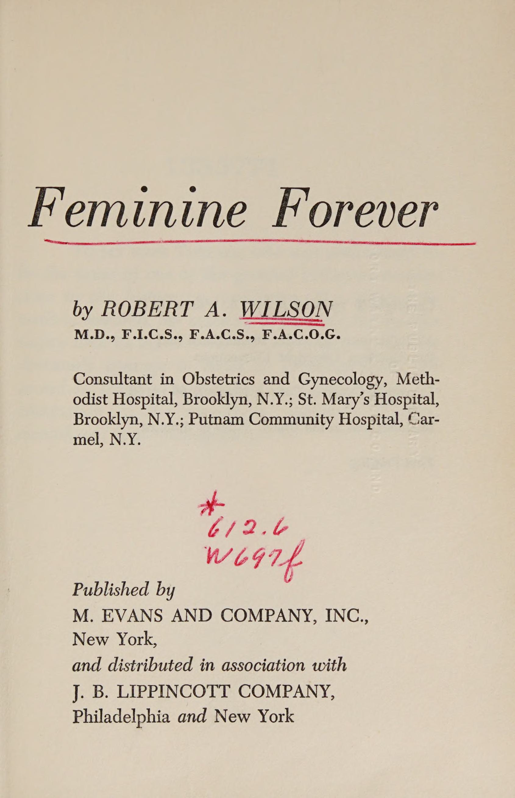 Feminine Forever