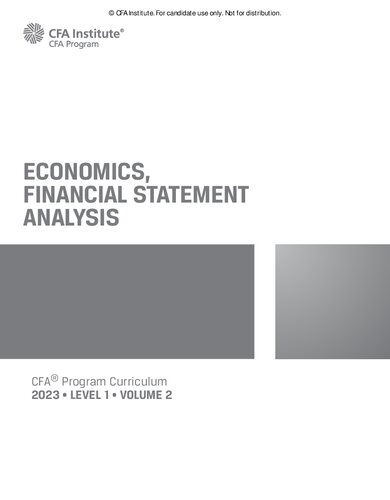 CFA Level 1 Volume 2