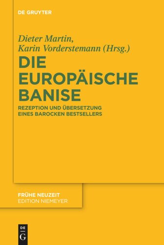 Die europäische Banise: Rezeption und Übersetzung eines barocken Bestsellers