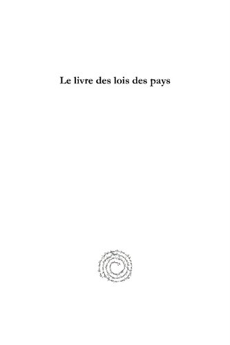 Le Livre Des Lois Des Pays