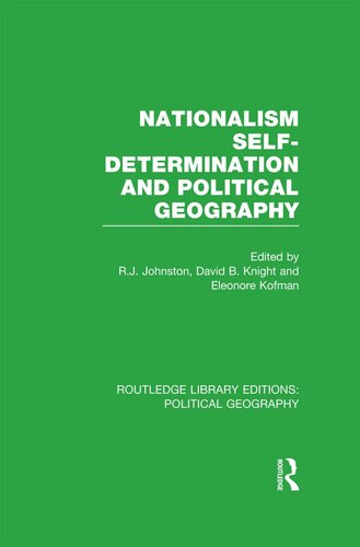 Nationalism, Self-Determination and Political Geography