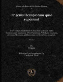 Origenis Hexaplorum quae supersunt