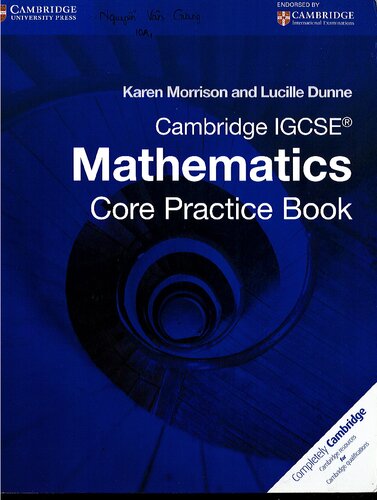 Cambridge IGCSE Core Mathematics Practice Book