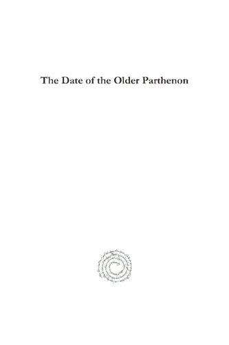 The Date of the Older Parthenon