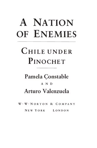 A nation of enemies: Chile under Pinochet