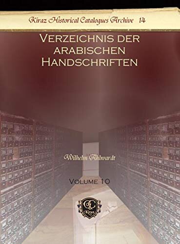 Verzeichnis der arabischen Handschriften