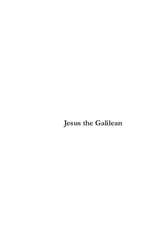 Jesus the Galilean