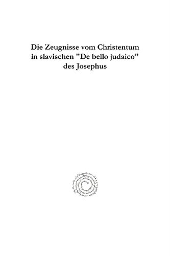 Die Zeugnisse Vom Christentum in Slavischen 