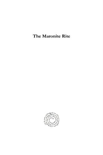 The Maronite Rite