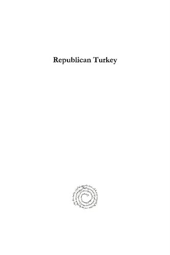 Republican Turkey: Aspects of Internal Affairs and International Relations