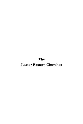 The Lesser Eastern Churches