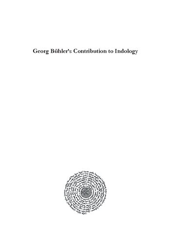 Georg Bühler's Contribution to Indology