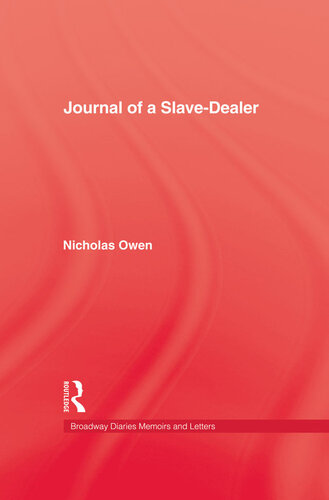 Journal Of A Slave-Dealer