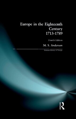 Europe in the Eighteenth Century 1713-1789