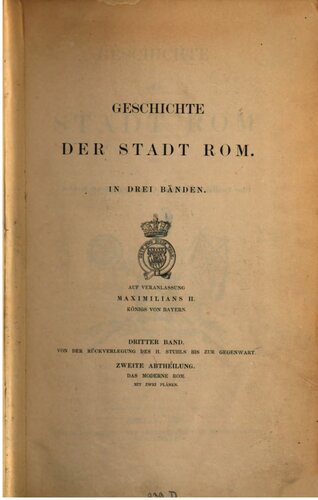 Geschichte der Stadt Rom