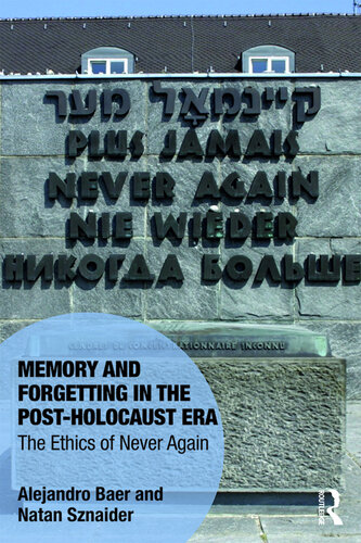 Memory and Forgetting in the Post-Holocaust Era: The Ethics of Never Again