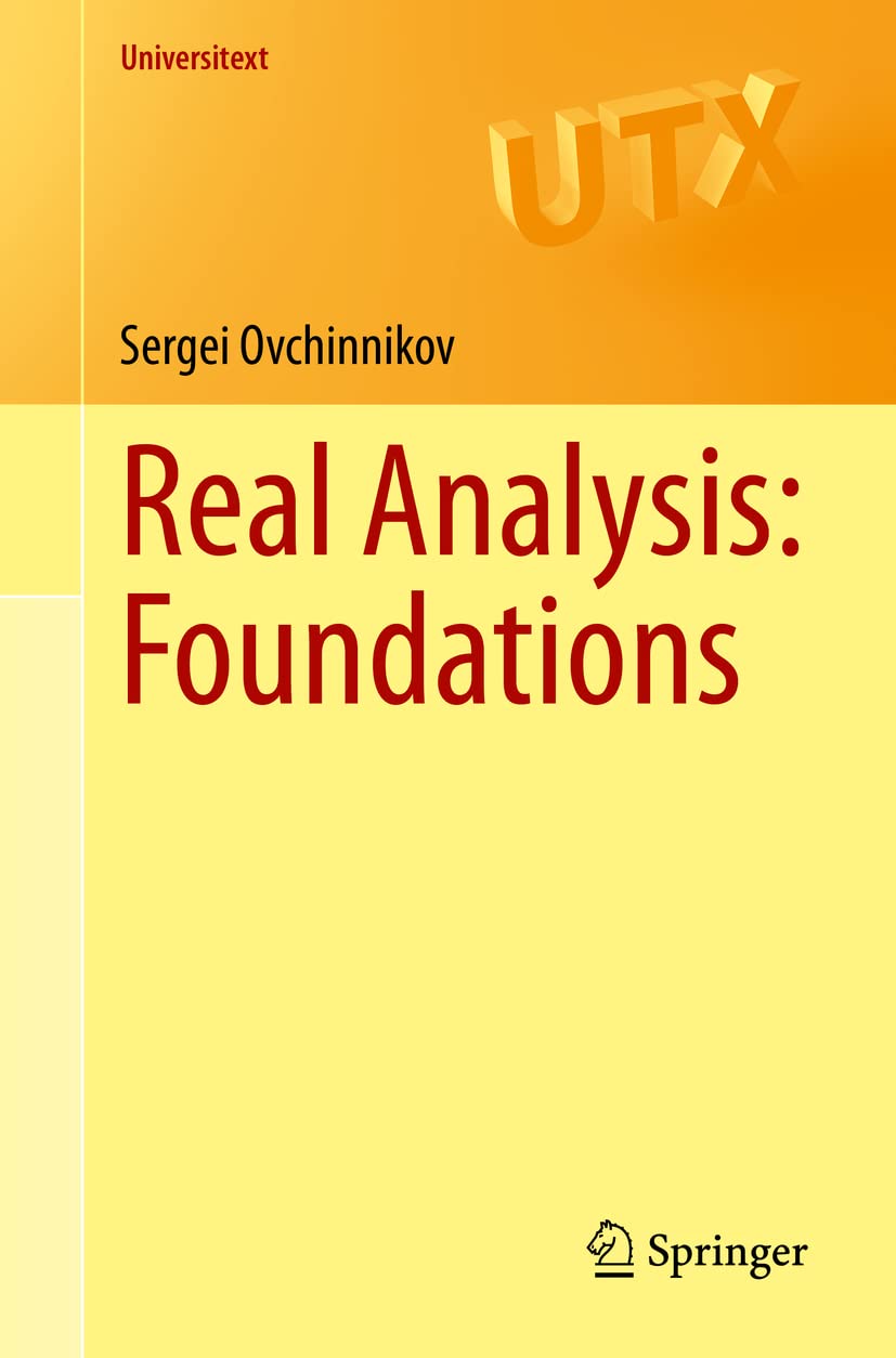 Real Analysis: Foundations  (Instructor Solution Manual, Solutions)