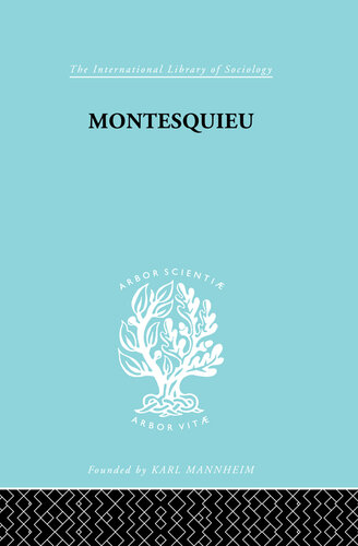 Montesquieu: Pioneer of the Sociology of Knowledge