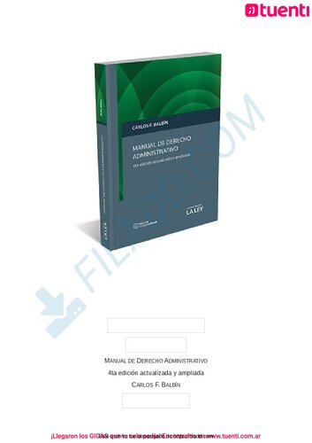 Manual de Derecho Administrativo