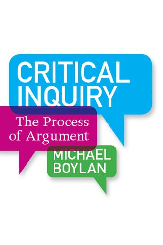 Critical Inquiry: The Process of Argument