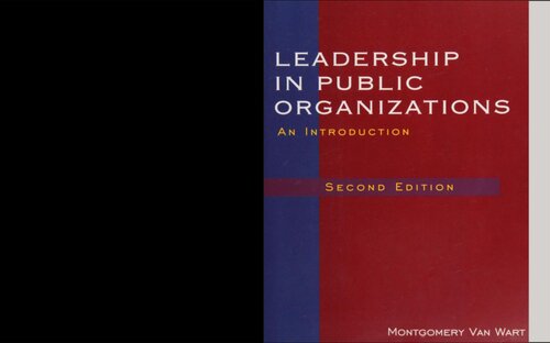 Leadership in Public Organizations: An Introduction