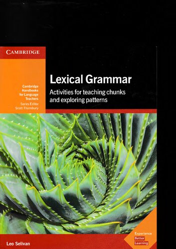 Lexical Grammar: Activities for Teaching Chunks and Exploring Patterns