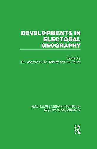 Developments in Electoral Geography